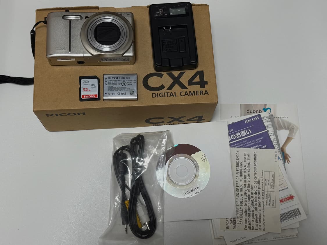 리코 cx4 골드실버 박스 양도 판매 상품이미지1