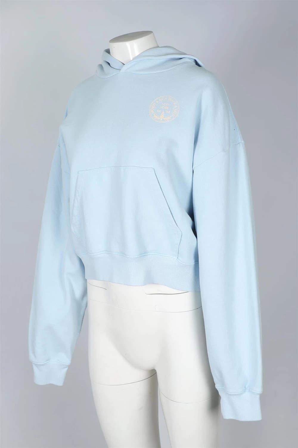 스포티 & 리치 코튼 후드티 스카이블루 상품이미지3