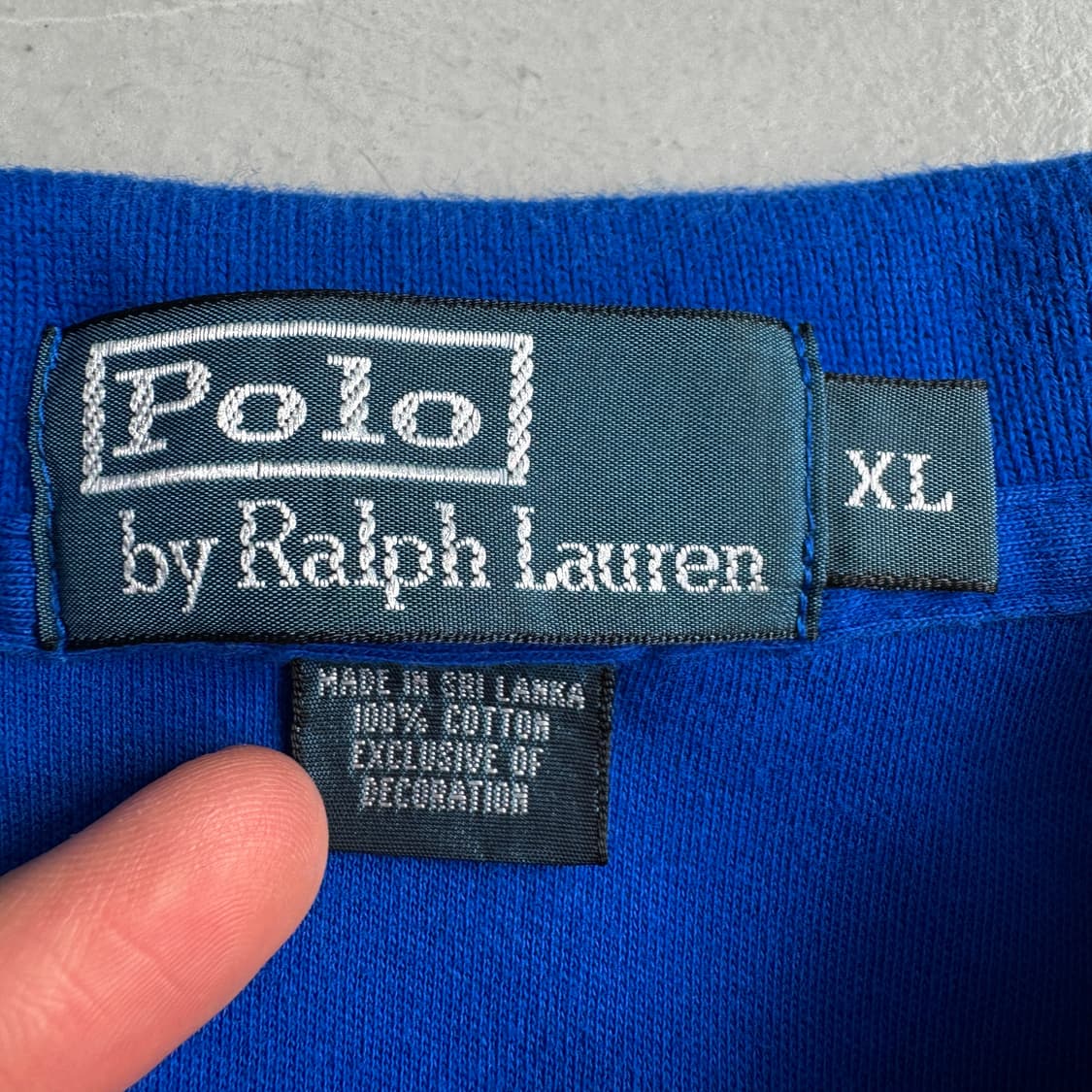 폴로 XL 포니 PK 카라 반팔 티셔츠 블루 상품이미지4