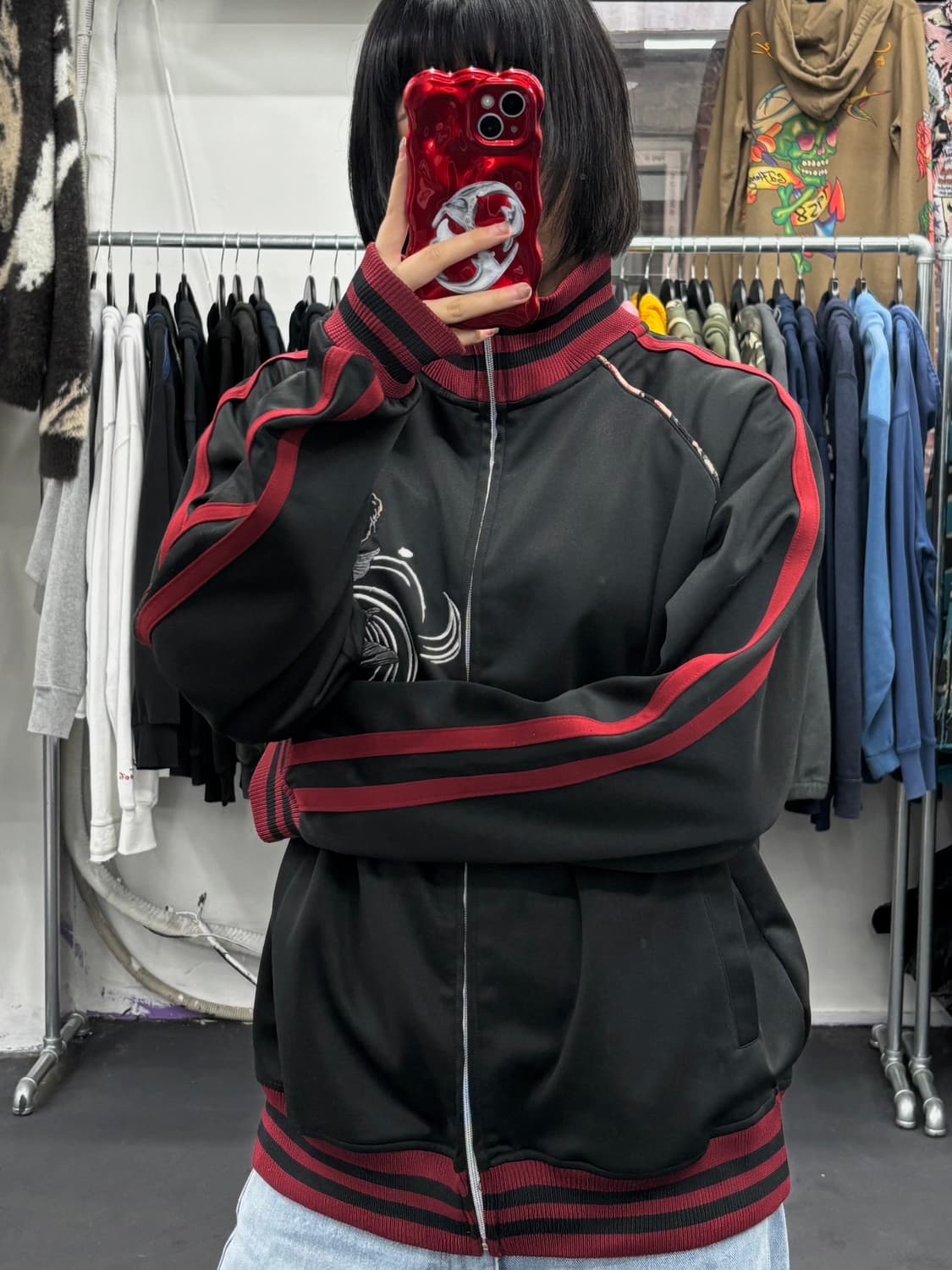 카라쿠리 타마시 오리엔탈 잉어 자켓 상품이미지4