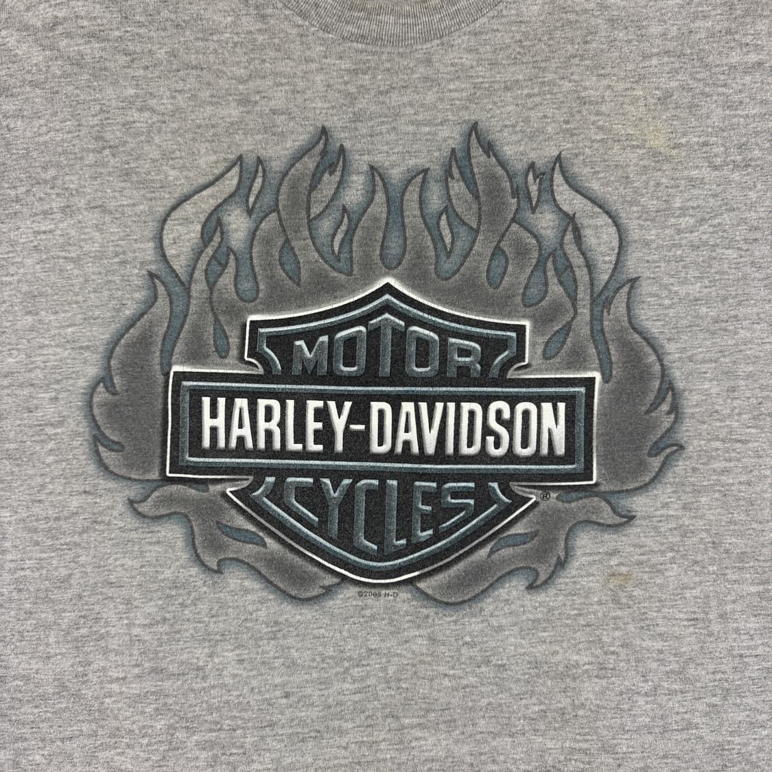 빈티지 2005 Harley Davidson 할리데이비슨 플레임 티셔츠 상품이미지3