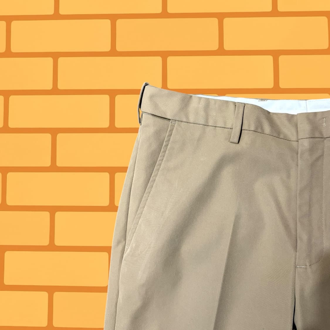 빈티지 클래식 베이지 치노 팬츠 (32) 상품이미지2