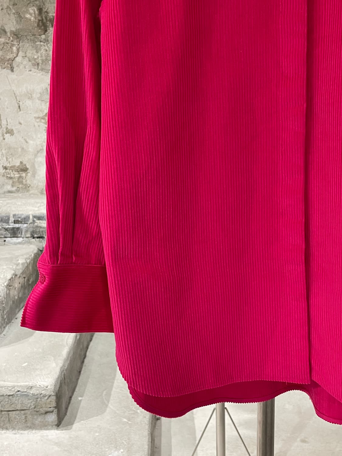 코스 핫 핑크 블렌드 오버사이즈 코듀로이 셔츠 상품이미지4