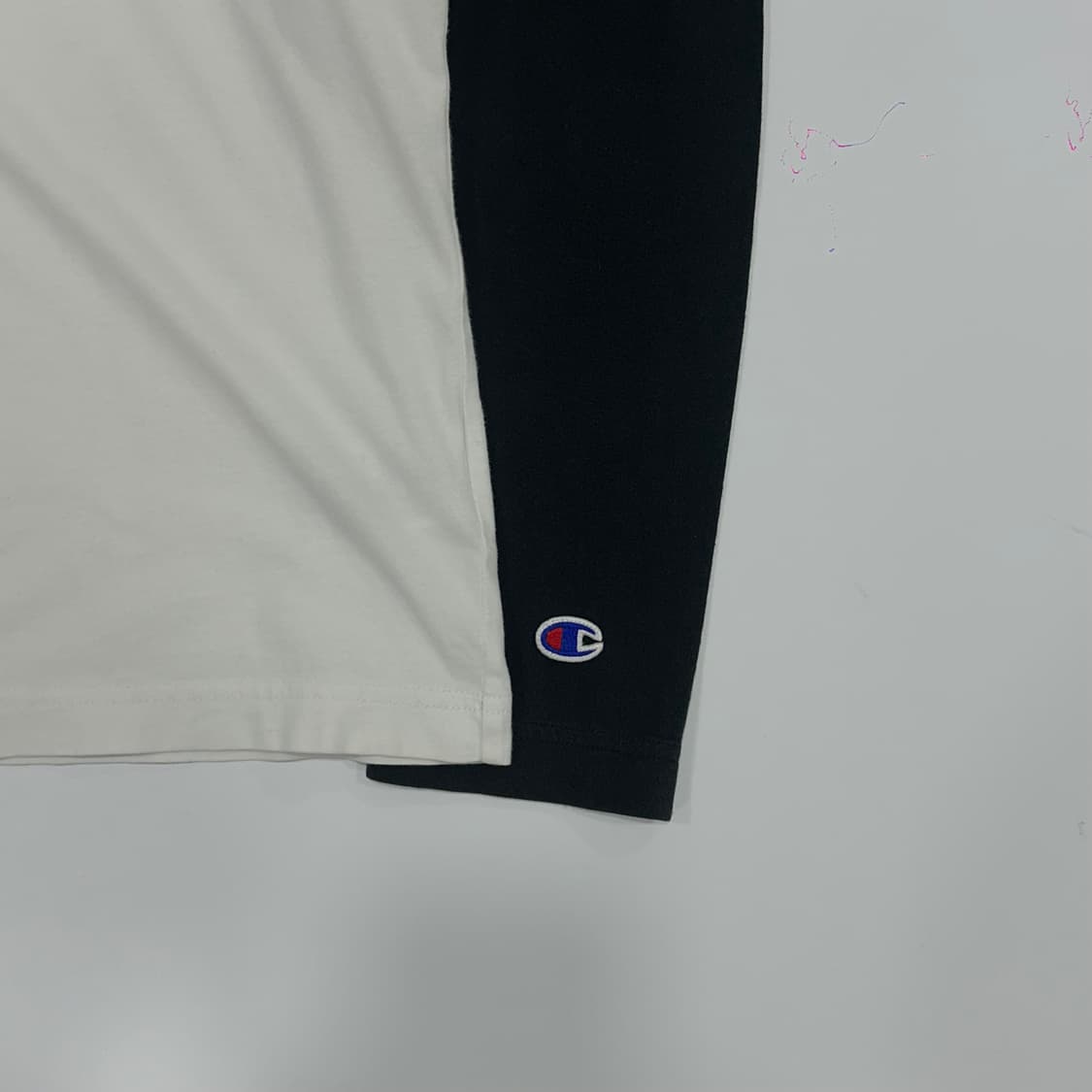 Champion 챔피온 재팬라인 블랙 화이트 배색 나그랑 상품이미지4