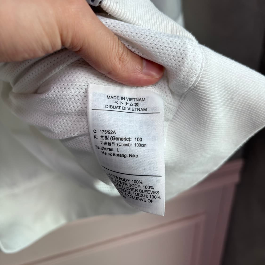 나이키 백로고 스우시 바람막이 흰검 그레이  상품이미지3