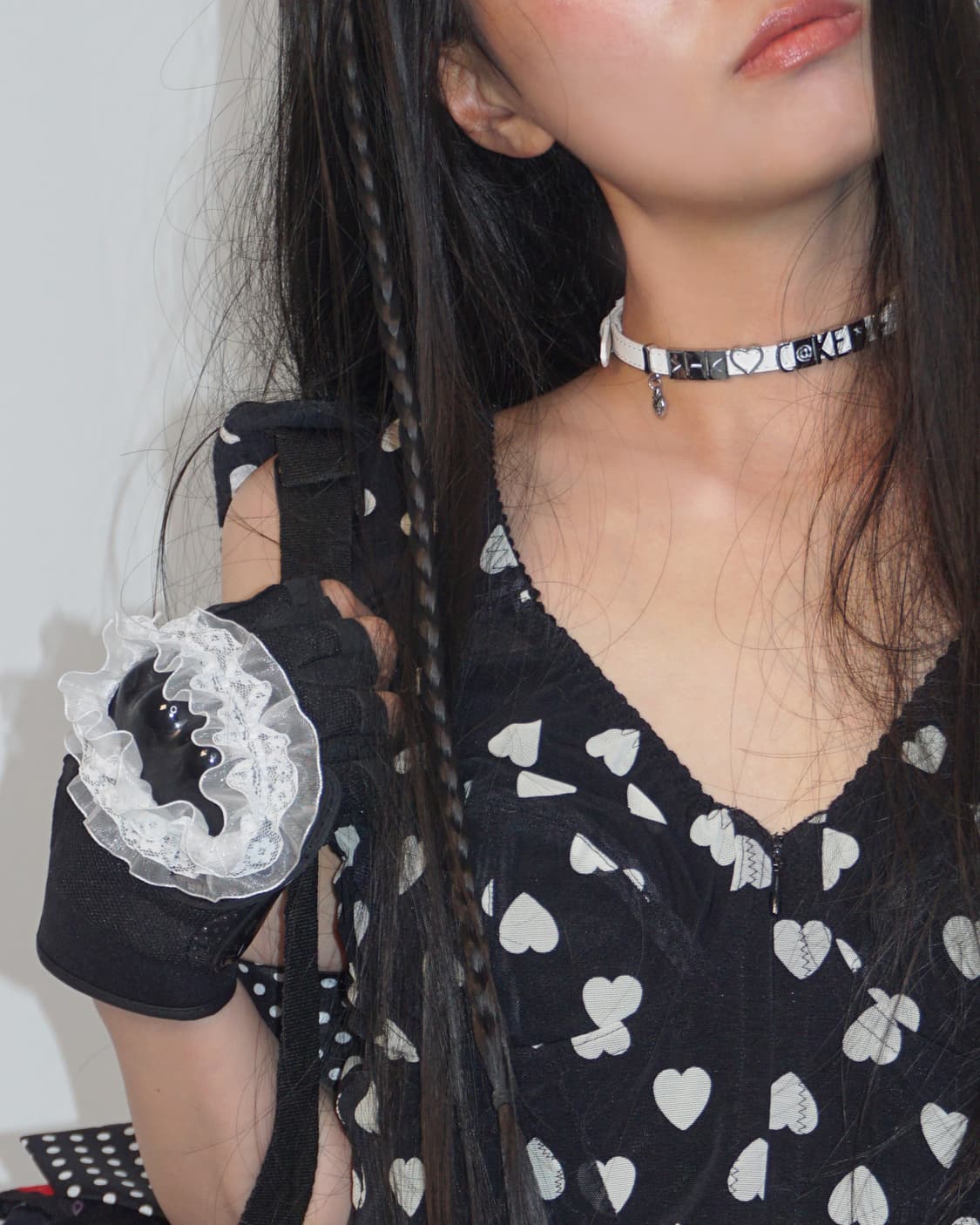 PIECE ♡F C@KE* Choker (white only) 상품이미지2