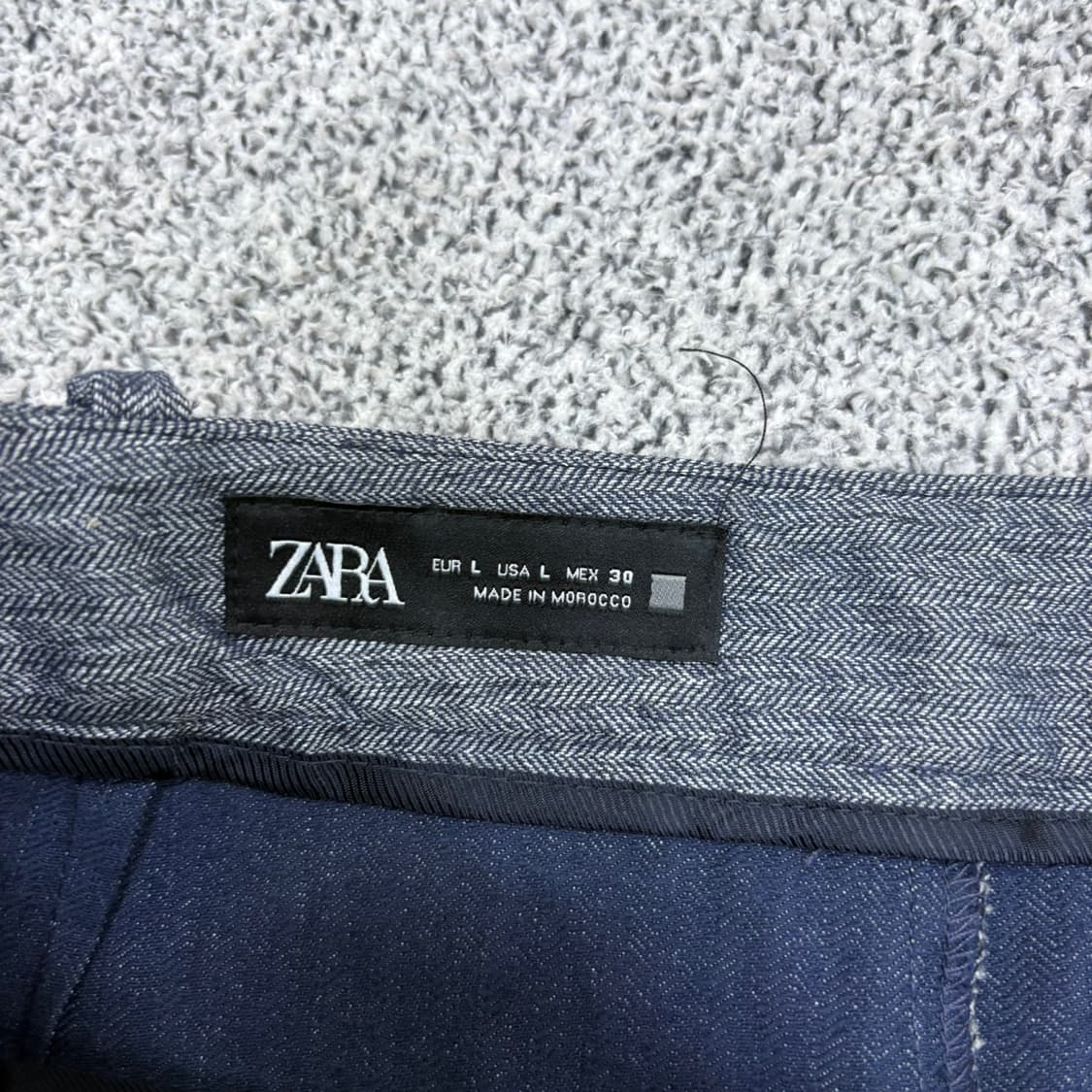 L 자라 Zara 여성 와이드 바지 0601J2 상품이미지4