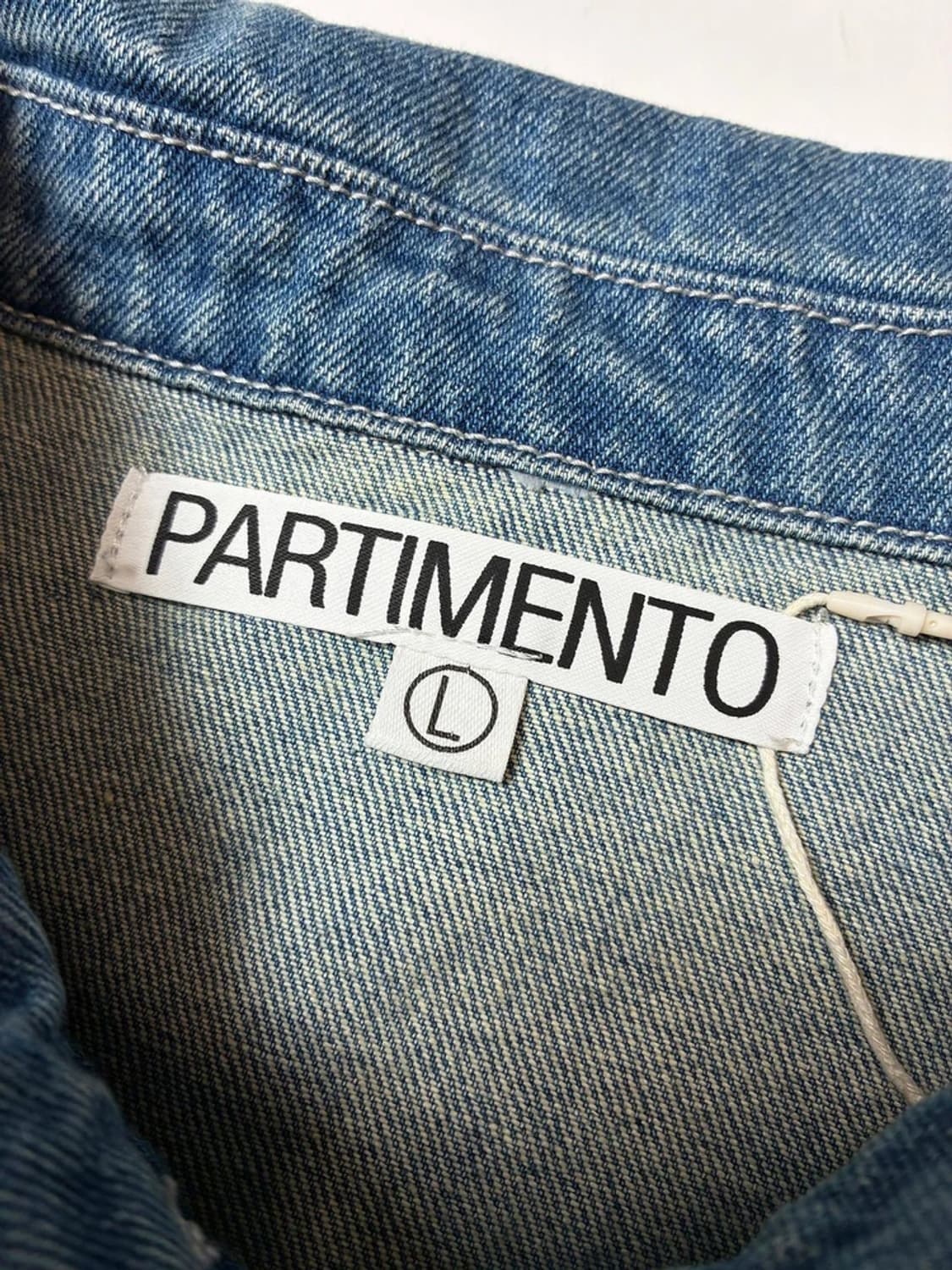 파르티멘토 워시드 투웨이 데님 블루종 자켓 PN9134 상품이미지5