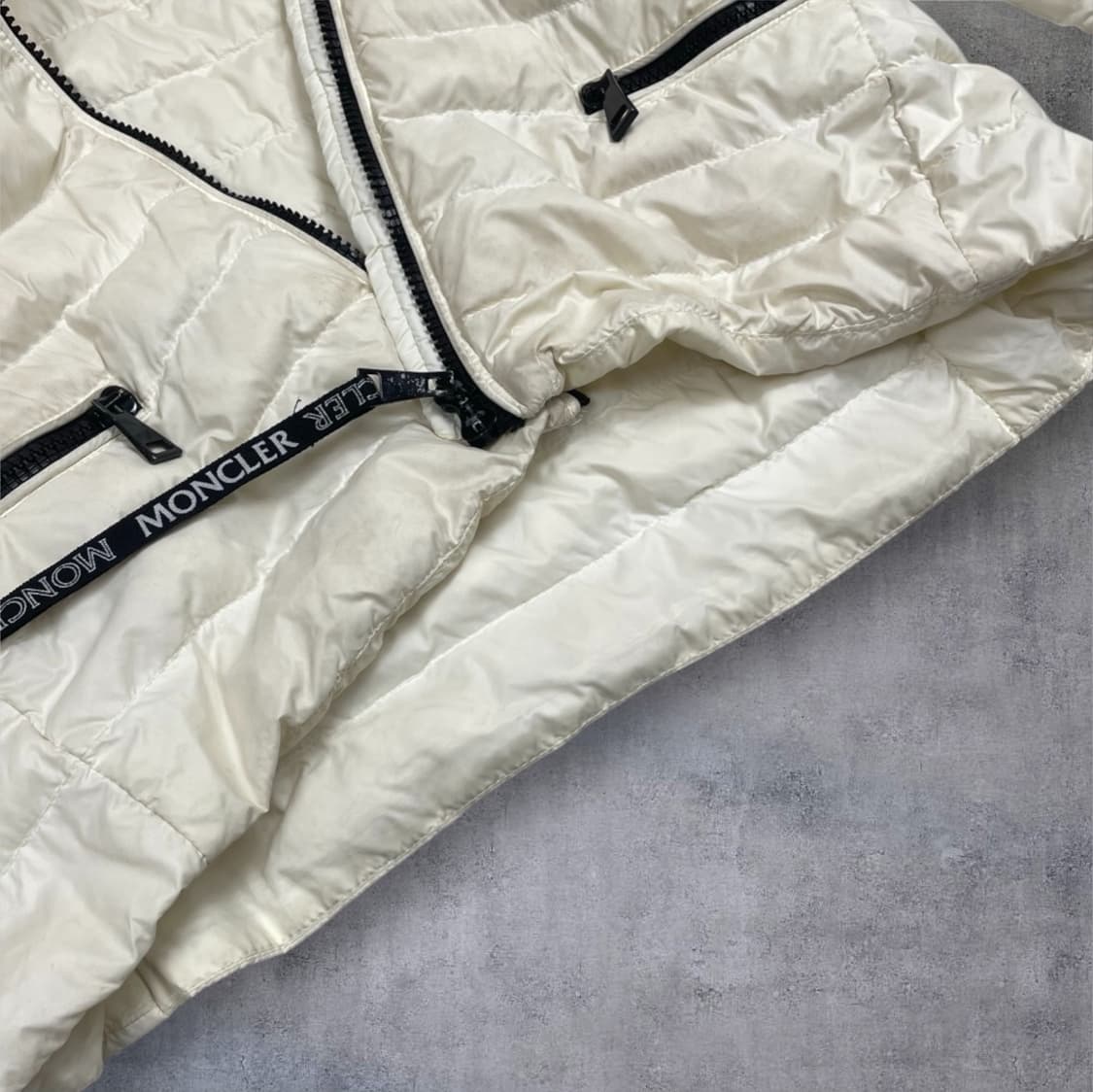 몽클레어 Moncler 아이보리 안데르센 경량 패딩 자켓 2 상품이미지7