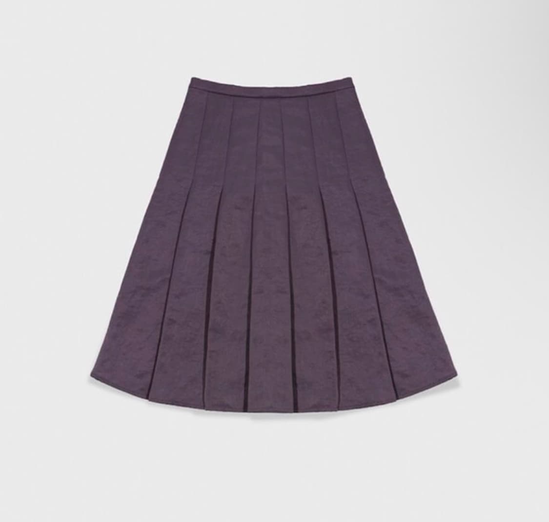 버뮬라 미디 플리츠 스커트 상품이미지1