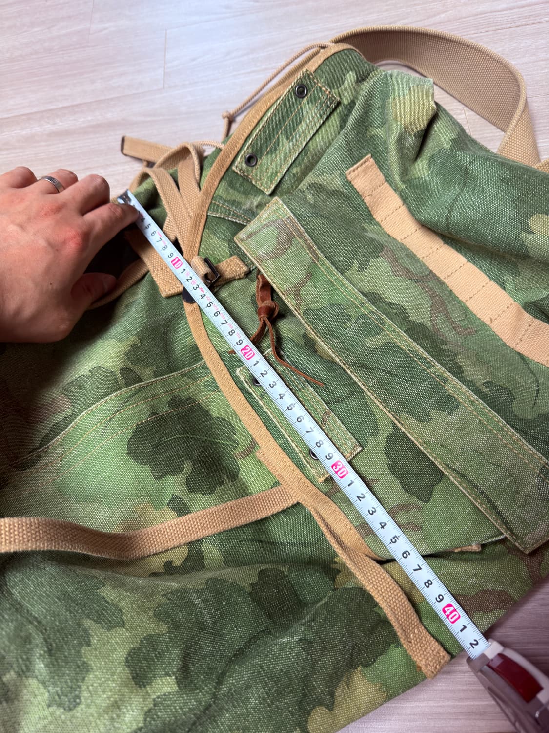 rrl 더블알엘 카모플라쥬 백팩 밀리터리 초희귀 레어템 상품이미지9