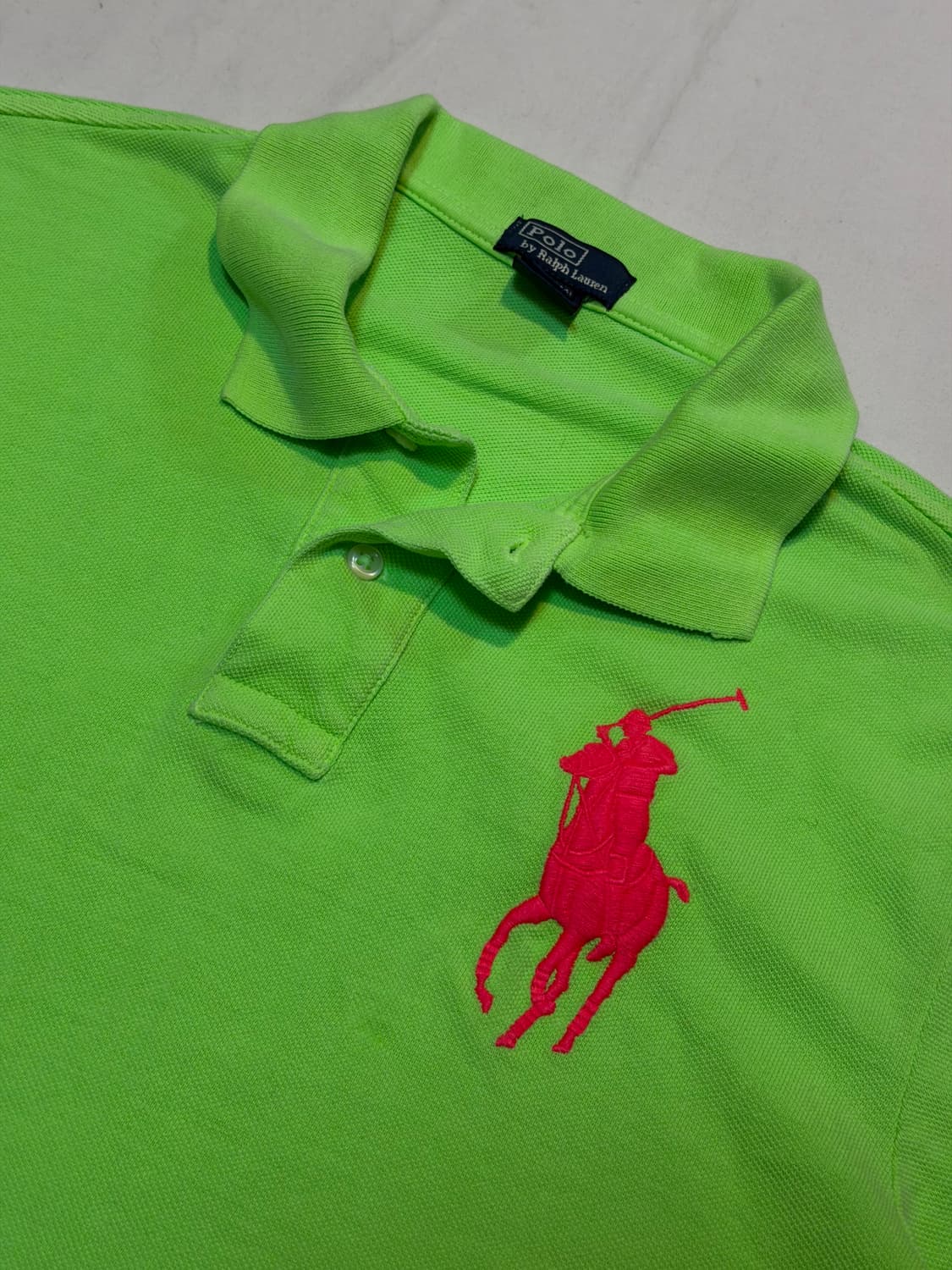 폴로 랄프로렌 빅포니 치프키프 카라티 라임 상품이미지2