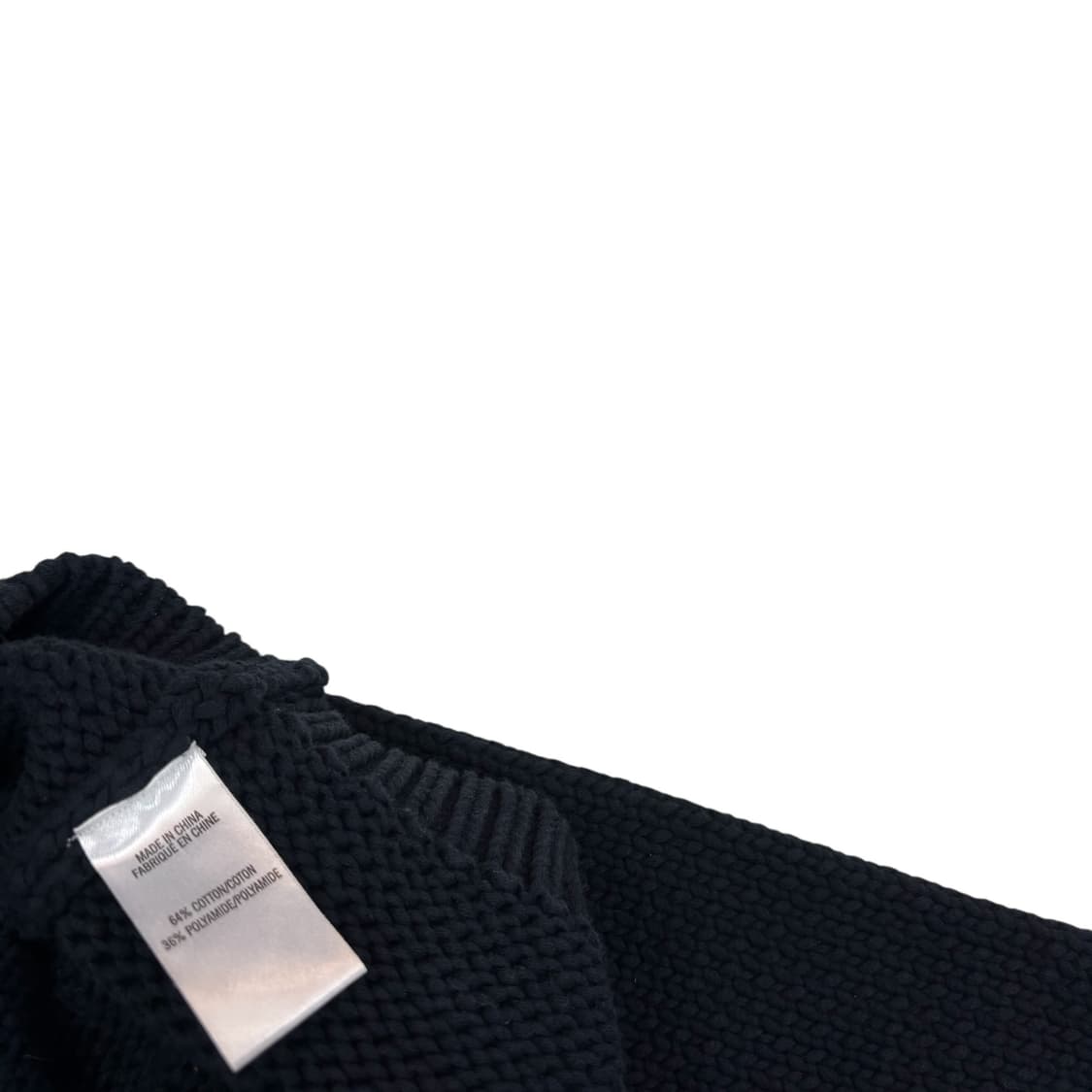 띠어리 네이비 코튼 니트 상품이미지4