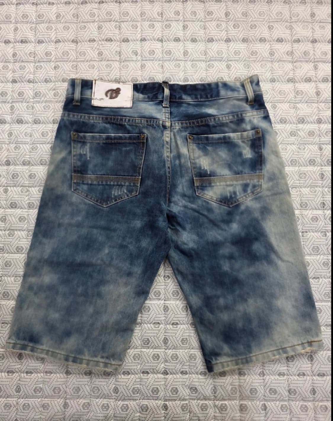 디스퀘어드2 남성 워싱 데님 반바지 34 상품이미지3