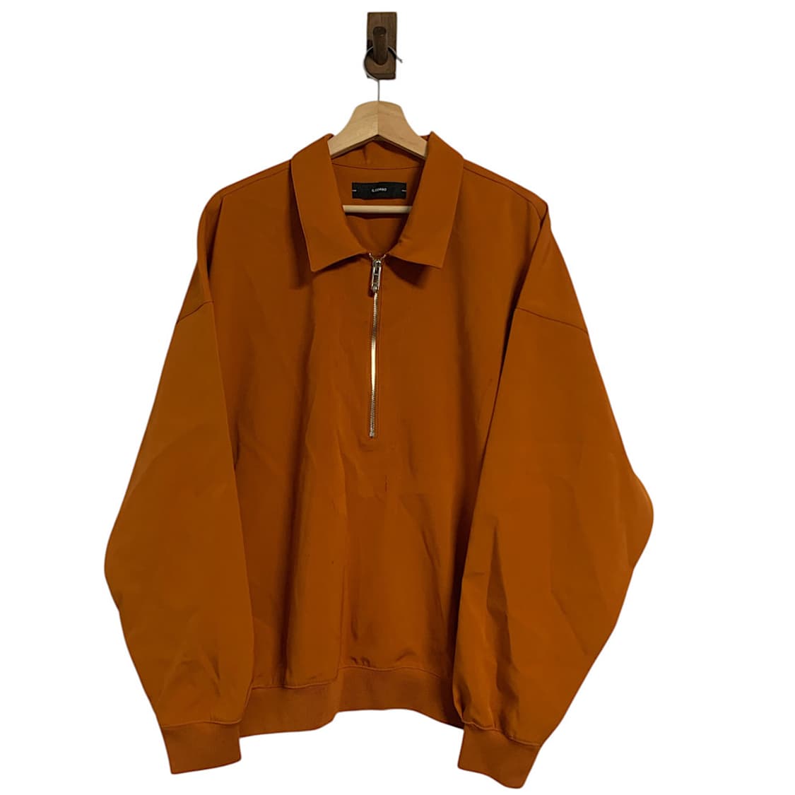 2023 il CORSO 일꼬르소 오렌지색 집업카라 맨투맨 상품이미지2