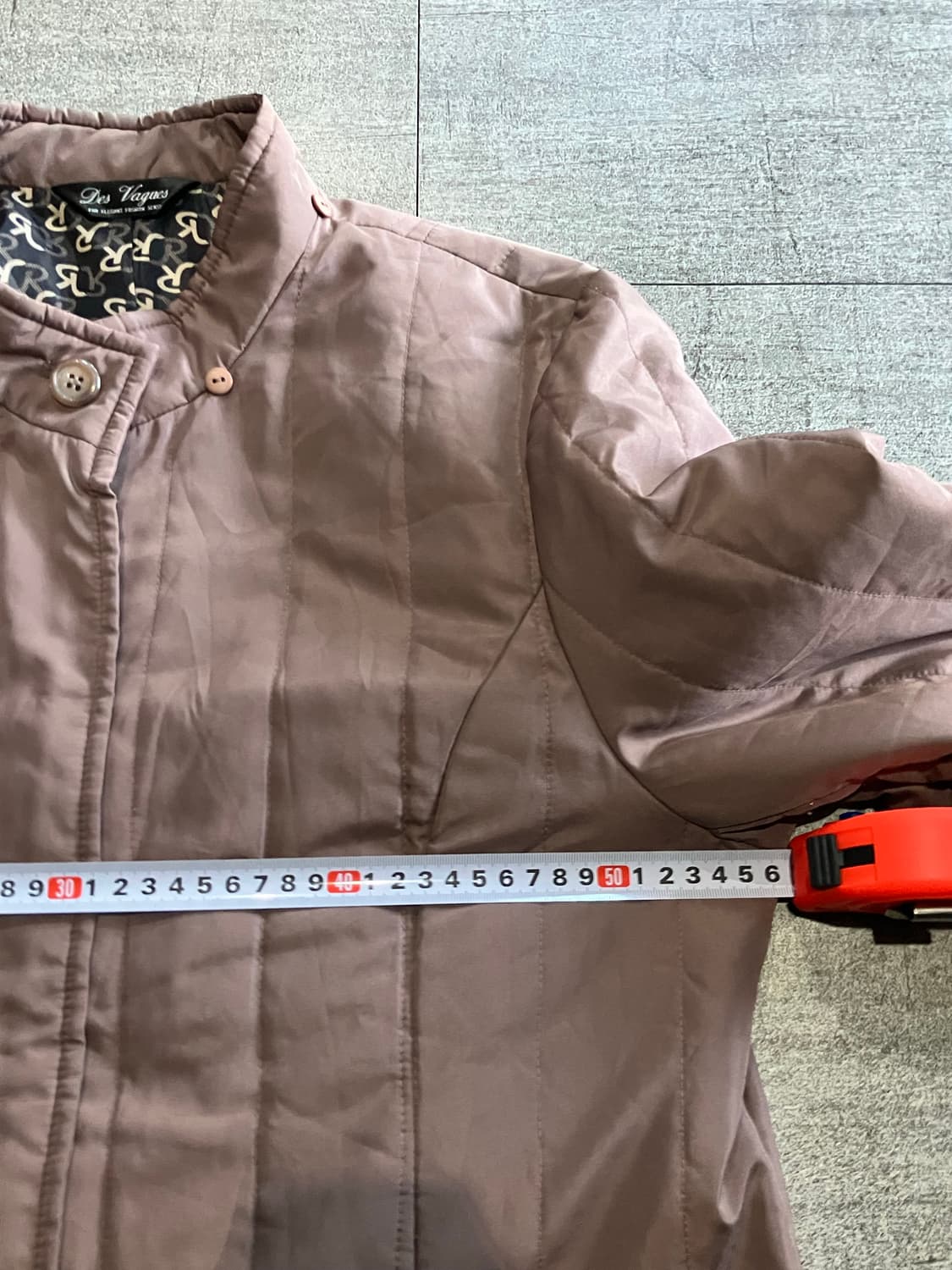 일본빈티지 Devague 올드스쿨보헤미안 대대장 사파리 퀄팅자켓 상품이미지2