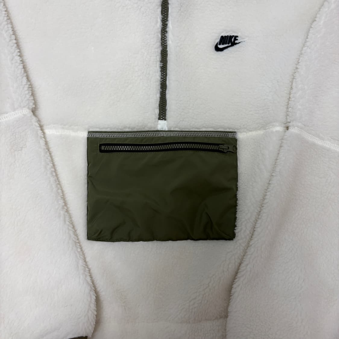 나이키 크림 하이넥 반집업 후리스 L 상품이미지3