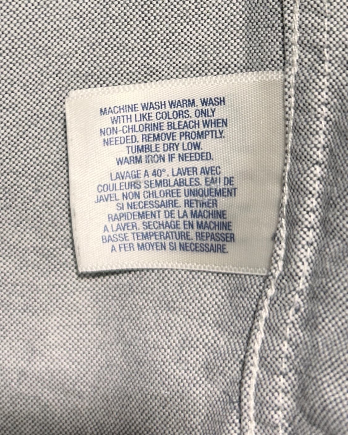 XL 폴로랄프로렌 우먼스 옥스포드 그레이 코튼 셔츠  상품이미지6