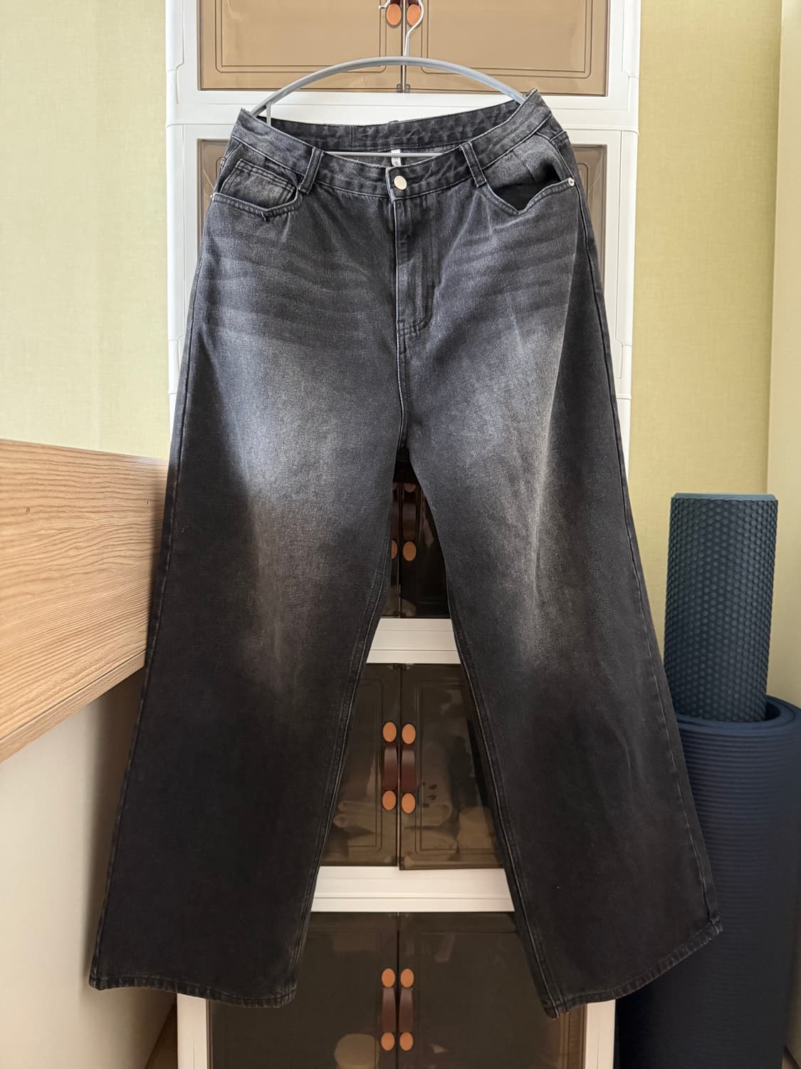 루즈 워시드 벌룬핏 와이드 데님 상품이미지4