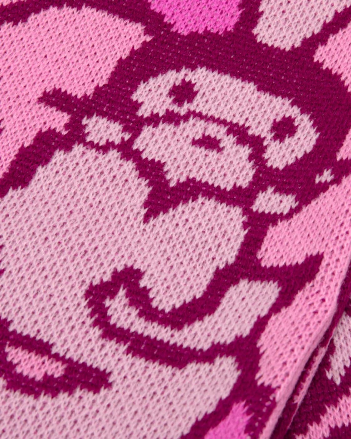 (오더) 베이프 베이비마일로 25FW 머플러 스카프 핑크 상품이미지3