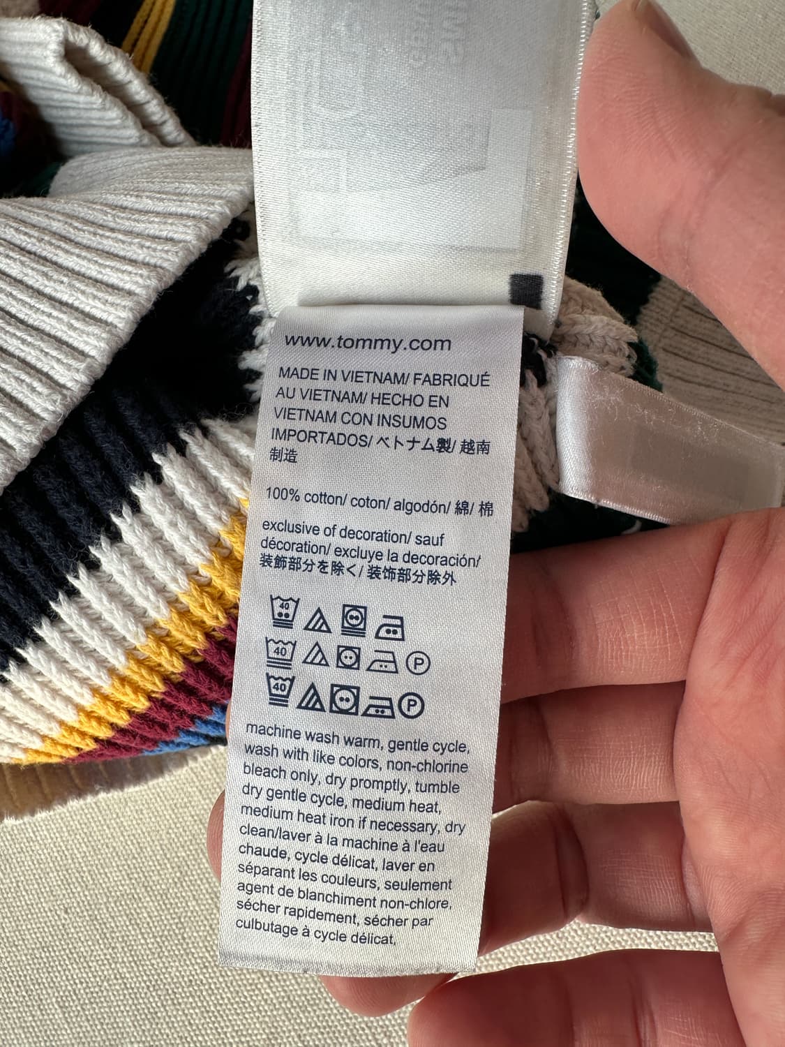 타미힐피거 모크넥 니트 스웨터 S 상품이미지7