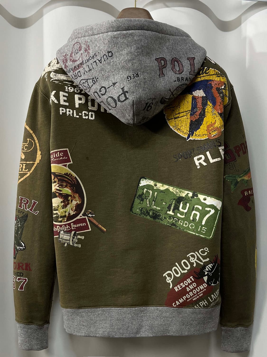 폴로 랄프로렌 스포츠맨 올오버 크렉바인더 에프터후디 스웻셔츠 상품이미지2