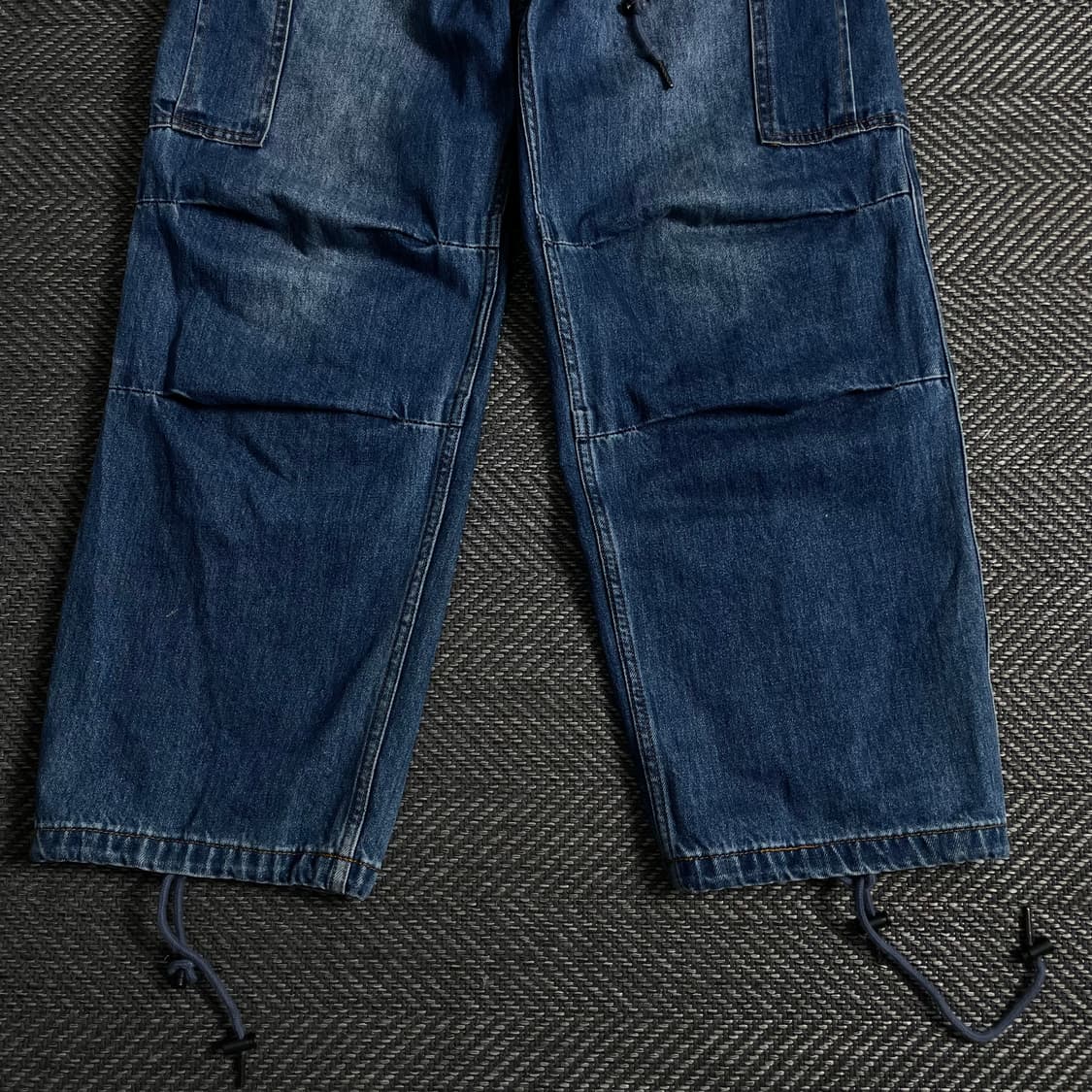 아웃스탠딩 멀티포켓 카고 데님 퍼티그 팬츠o 3673 상품이미지2