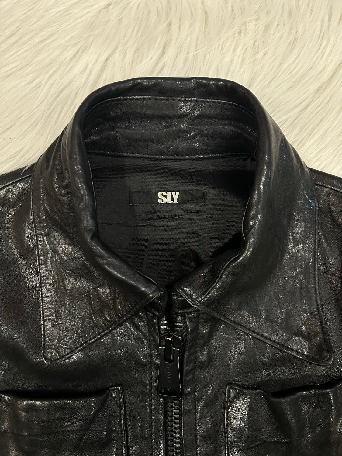 SLY leather jacket SLY 가죽 자켓 상품이미지6