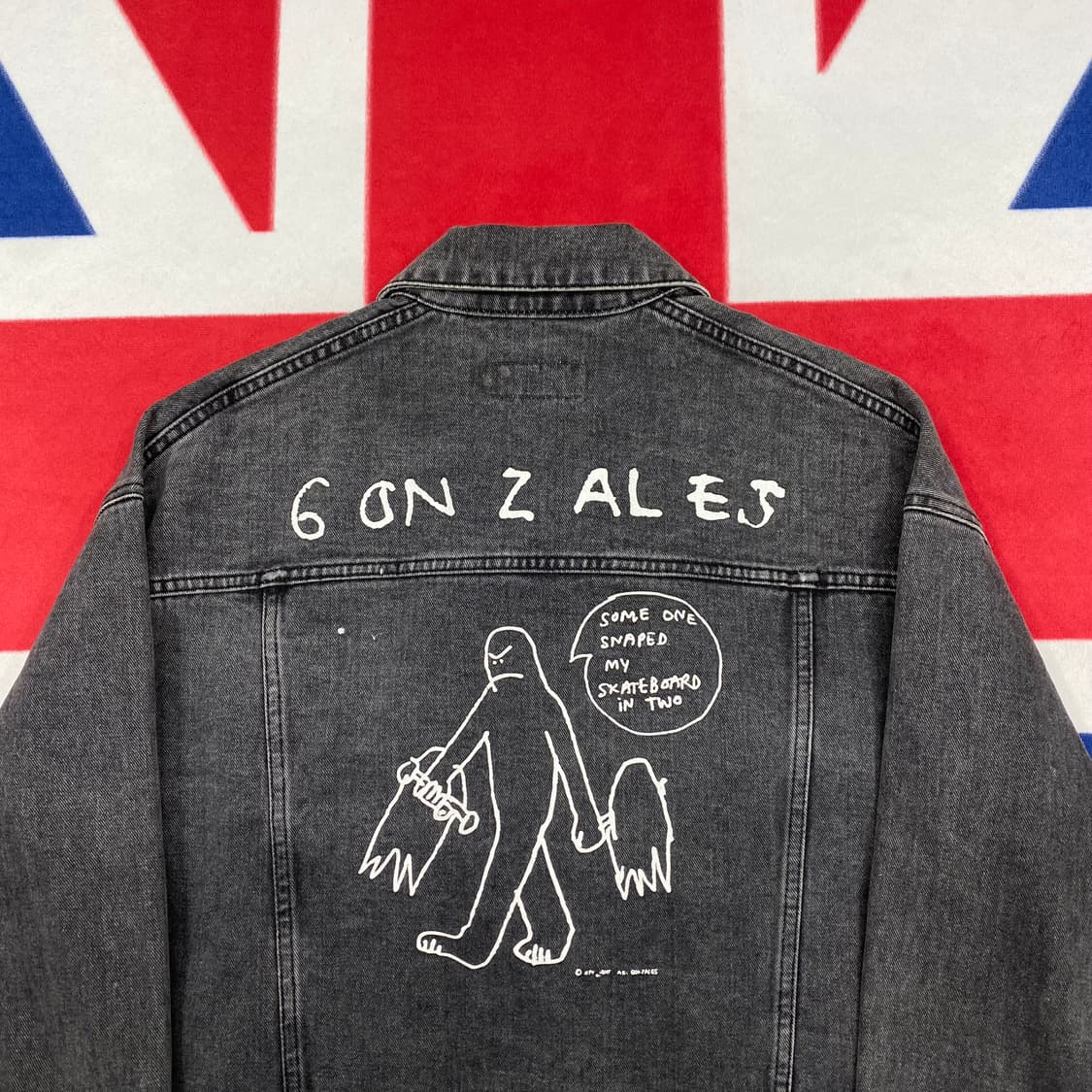 마크곤잘레스 흑청 트러커자켓 L 상품이미지3