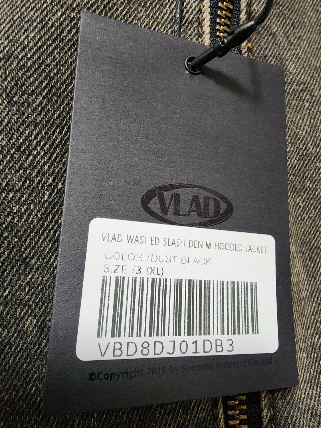 디미트리블랙워시슬래쉬데님후드자켓점퍼 상품이미지4