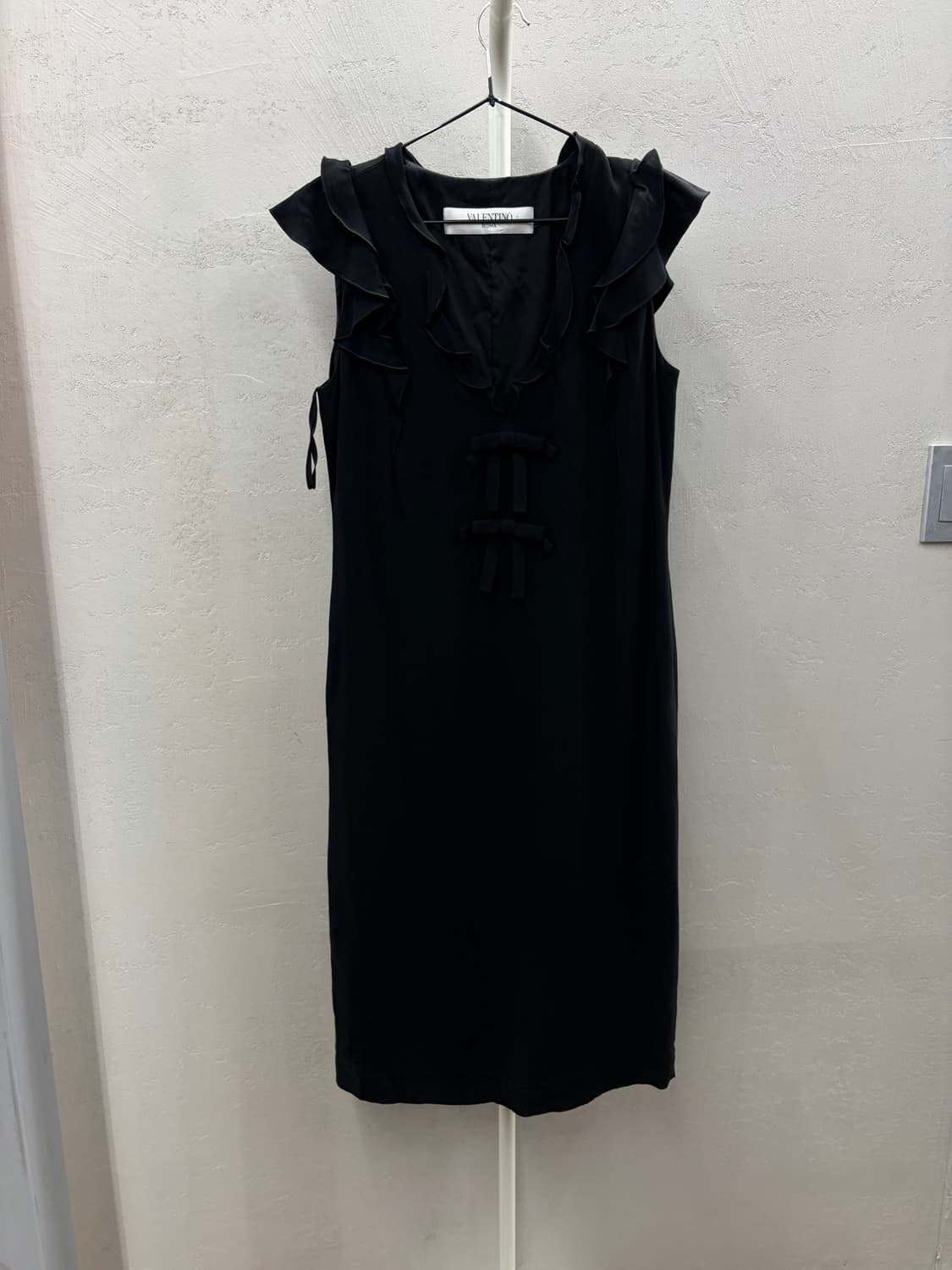 발렌티노 블랙 프릴 원피스 44 상품이미지2