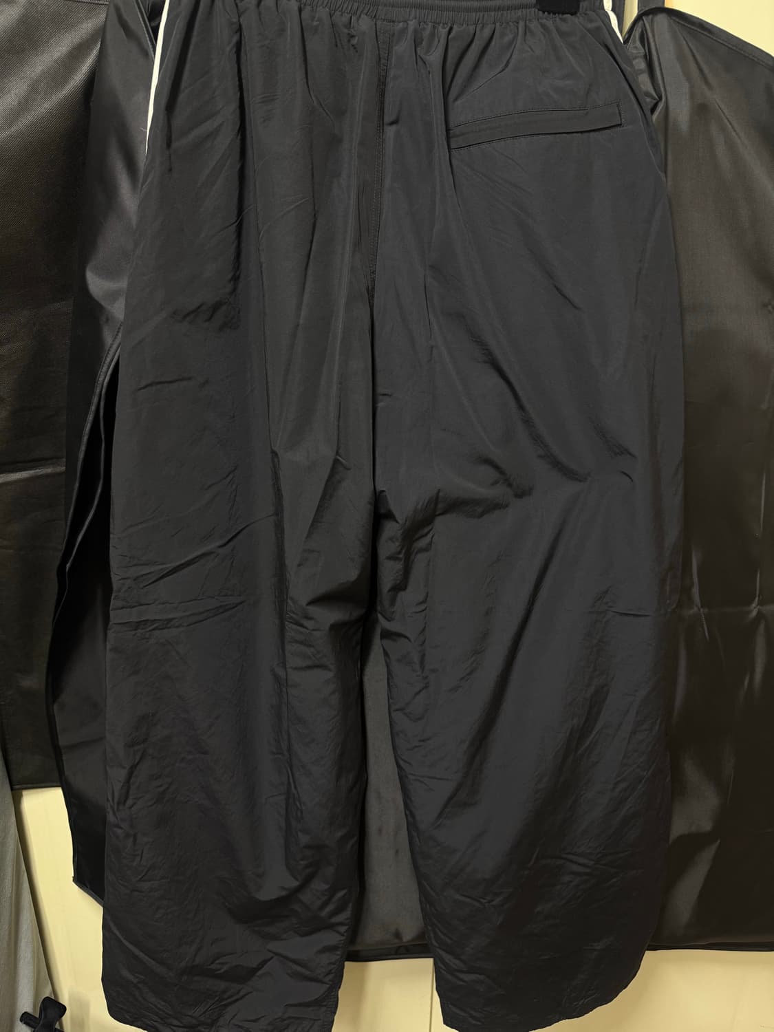 [XS] 발렌시아가 아디다스 포플린 트랙팬츠 스티치 블랙 상품이미지3