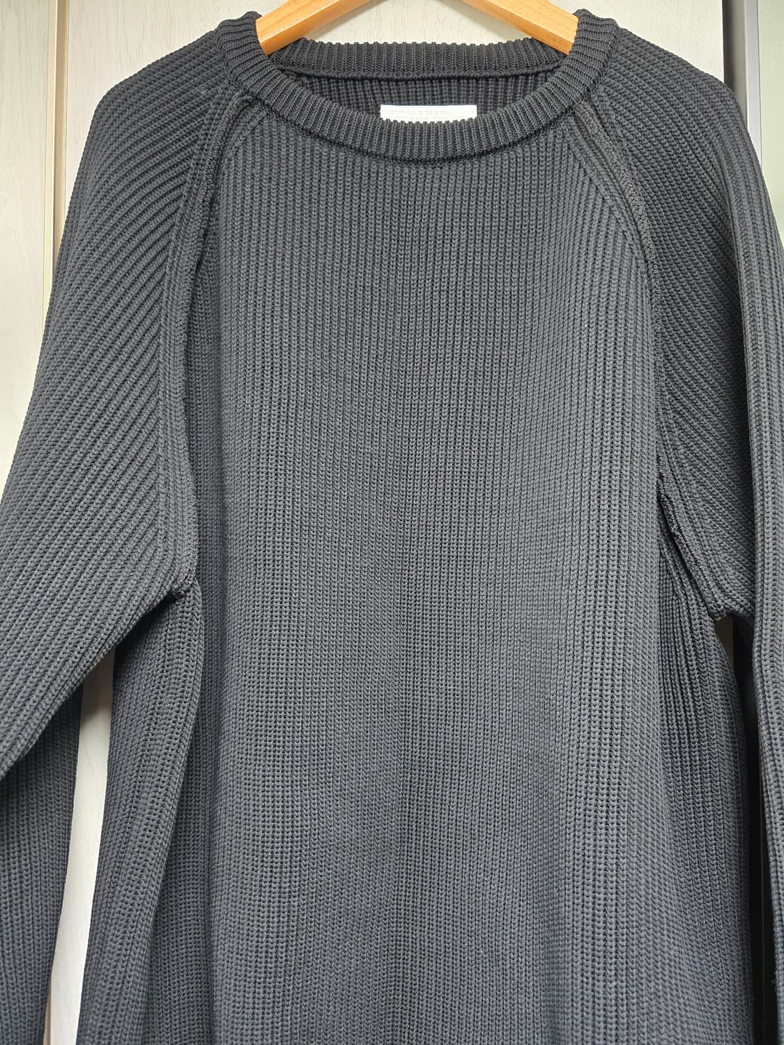 나나미카 5G 크루넥 스웨터 블랙 상품이미지5