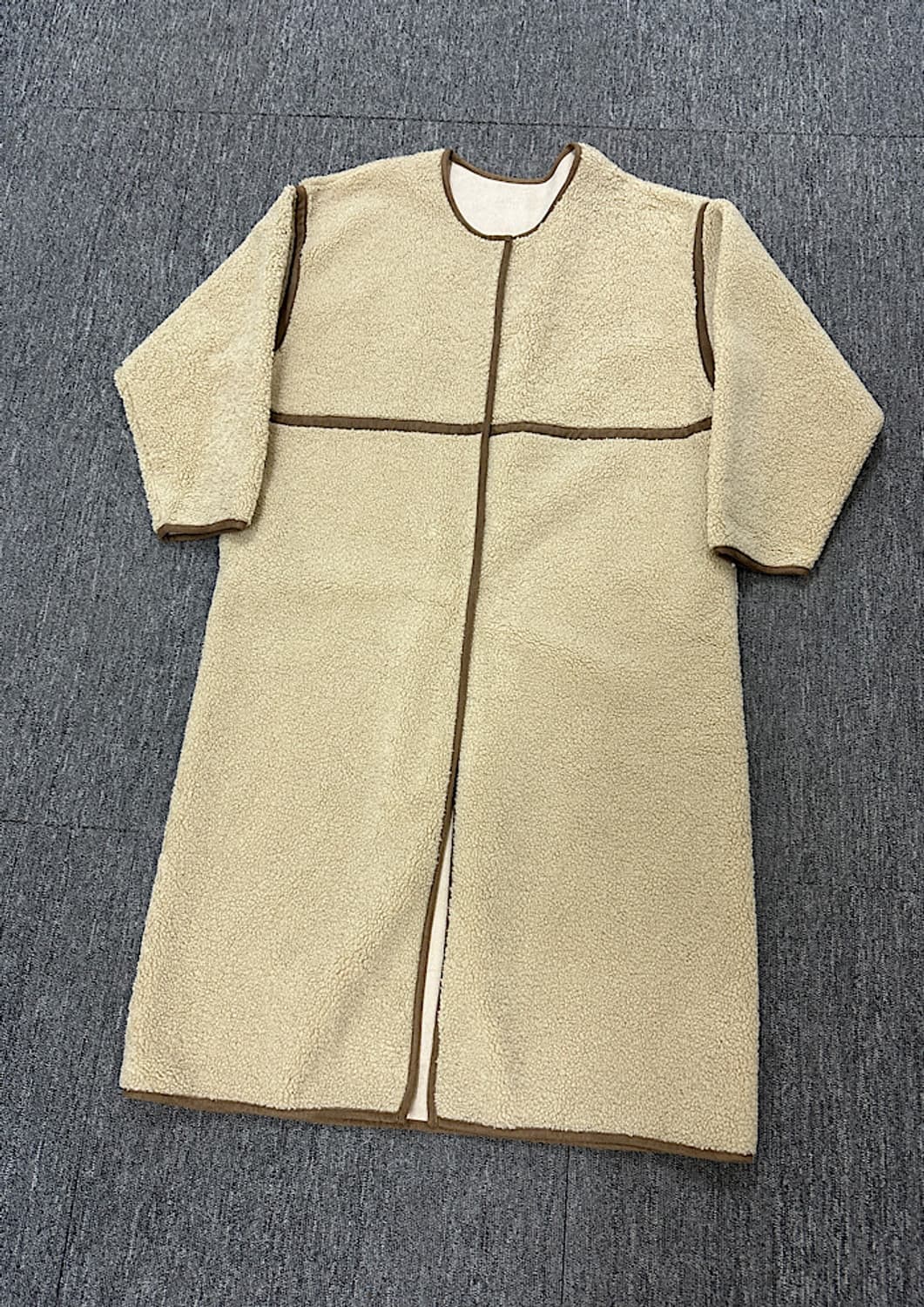 빈티지 플리스 롱코트  상품이미지3