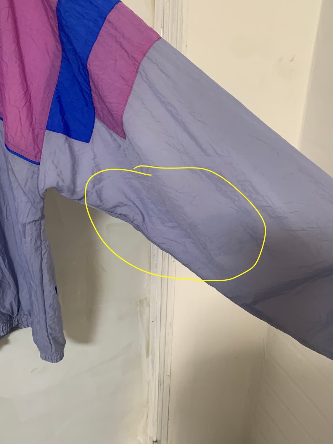 리복 어페럴 투톤 올드스쿨 바람막이 상품이미지10