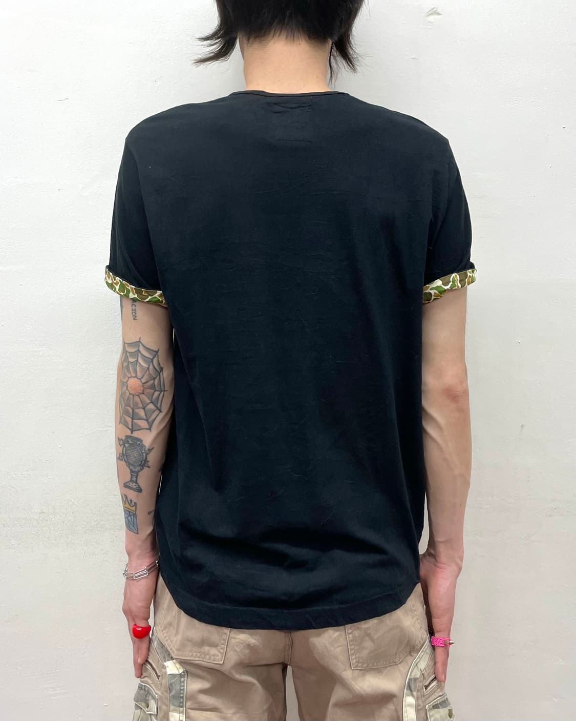 Sleeve Camo New York Black T-shirt  상품이미지2
