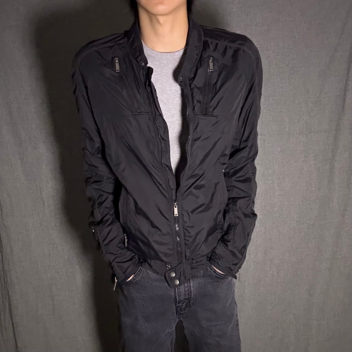 디젤 나일론 라이더 자켓 상품이미지6