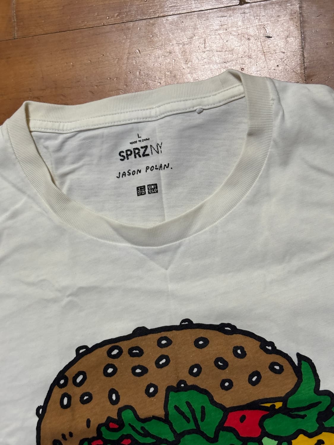 제이슨 폴란 유니클로 콜라보 반팔 티셔츠 L 사이즈 상품이미지3