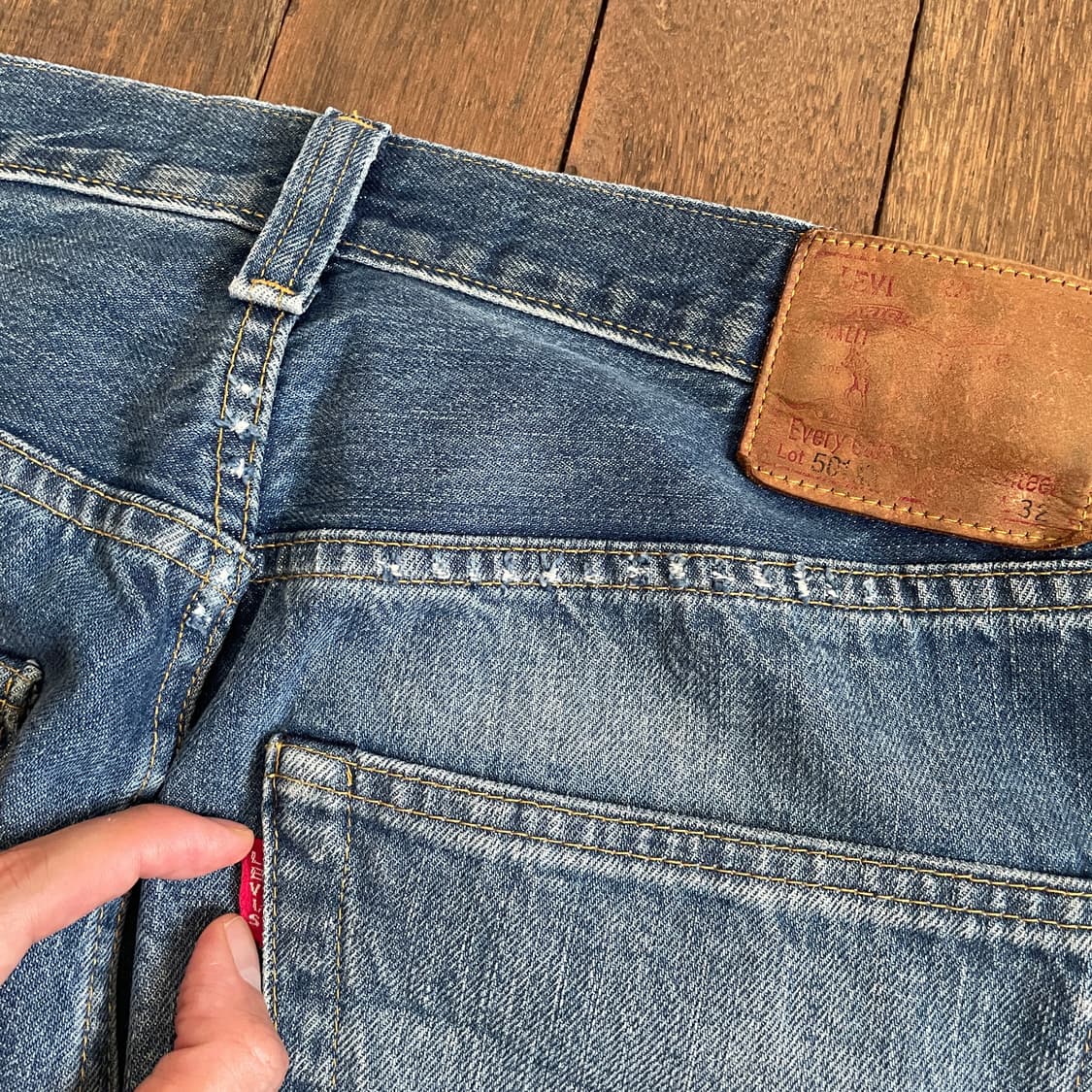 리바이스 LVC 47501 패치워크 청바지 상품이미지9