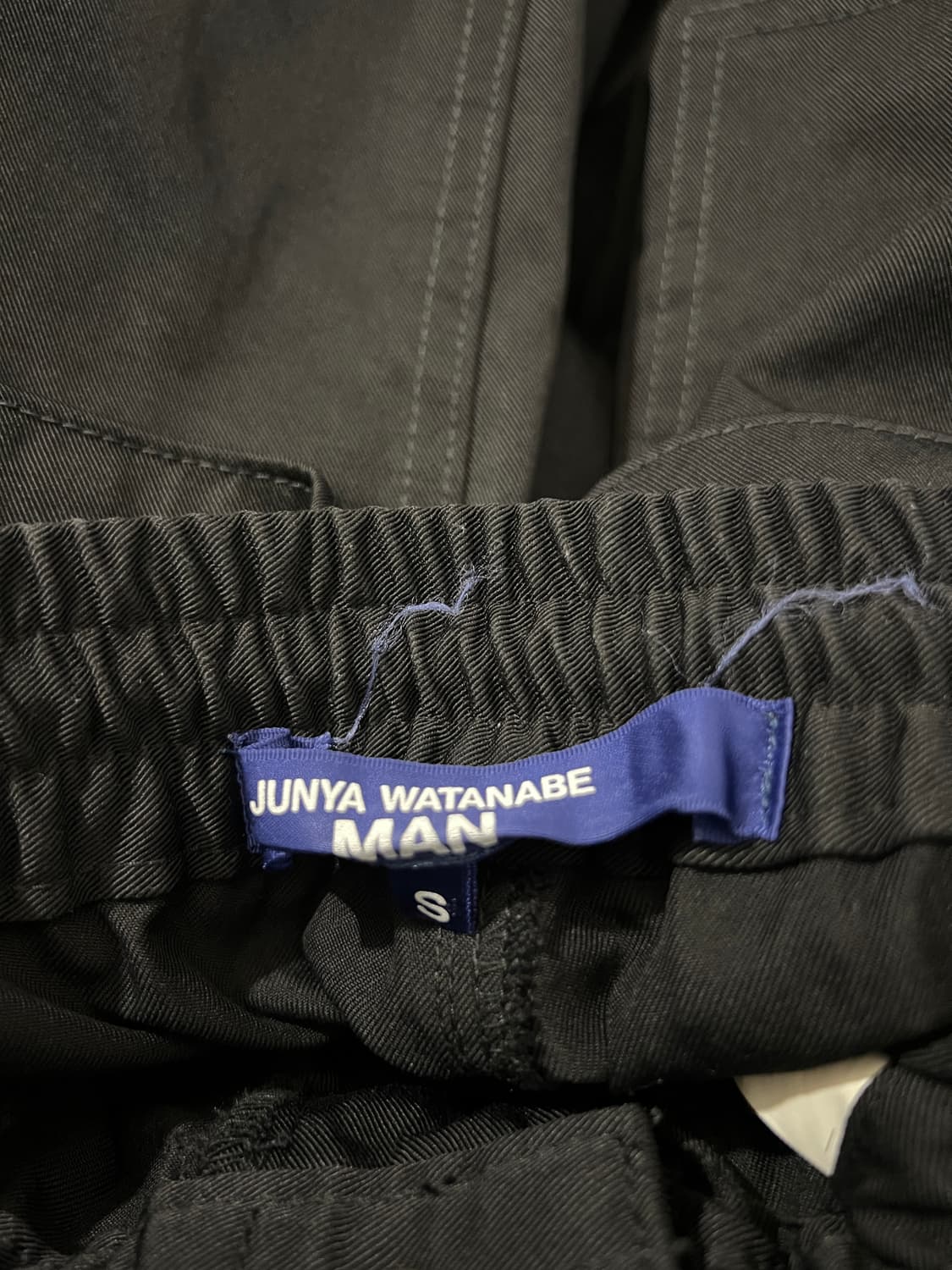 [S] 23FW 준야 와타나베 블랙 헤비 카고 나일론 팬츠 상품이미지5