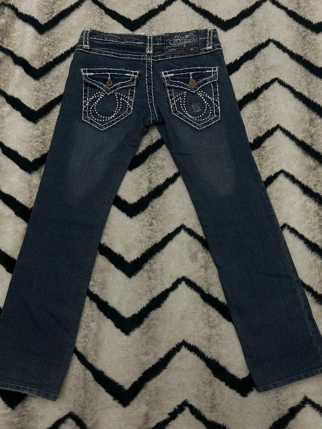 [28]트루릴리전 조이 슈퍼 T 데님팬츠/진청/스판 상품이미지2