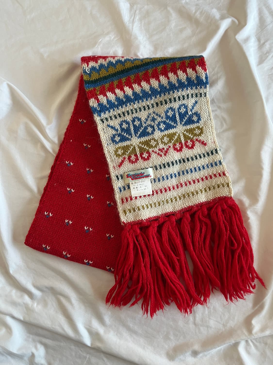 히스테릭 글래머 아카이브 노르딕 페어아일 니트 머플러 목도리 스툴 상품이미지6