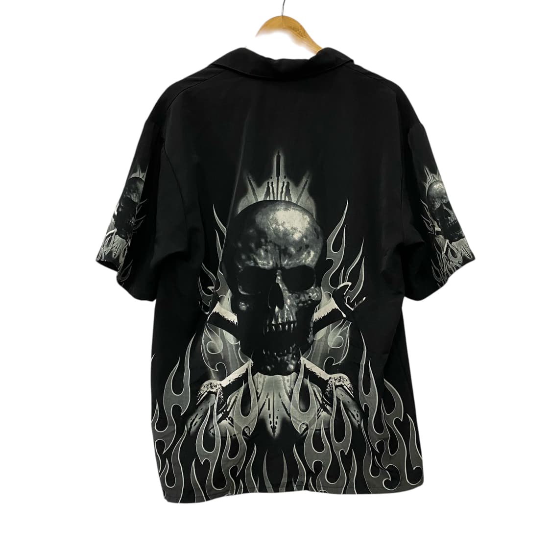  드래곤플라이스 로드하우스 스컬 빅로고 반팔셔츠(M) 상품이미지2