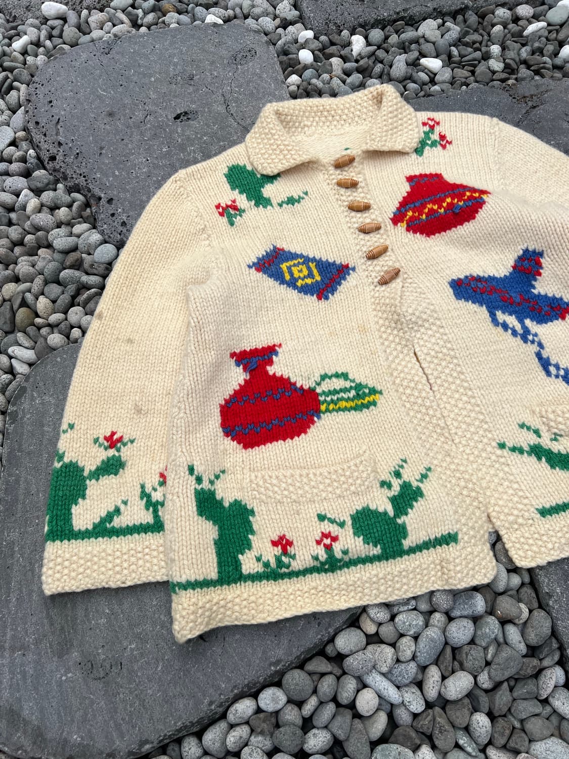 1950s MEXICAN NOVELTY COWICHAN 빈티지코위찬가디건 상품이미지3
