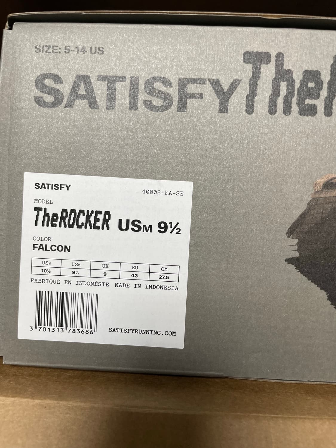 새티스파이 The ROCKER Falcon 더 라커 팔콘 275 9.5 상품이미지1