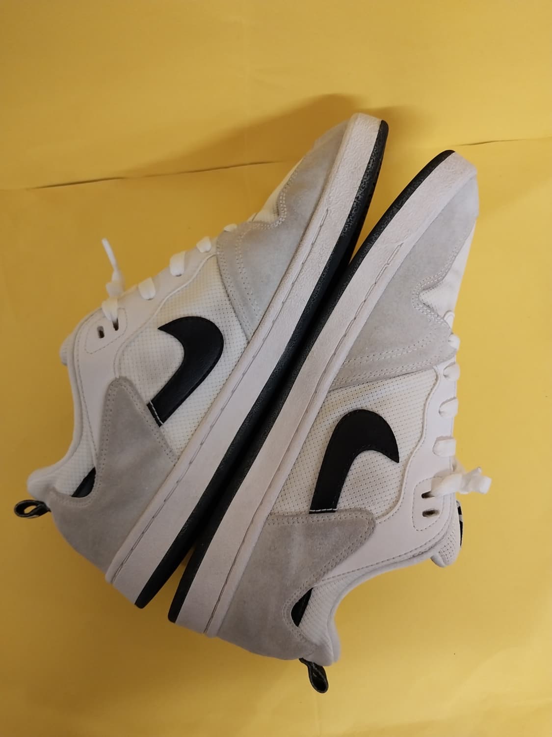 남성 나이키 SB 앨리웁 화이트블랙 운동화 (285) 상품이미지7