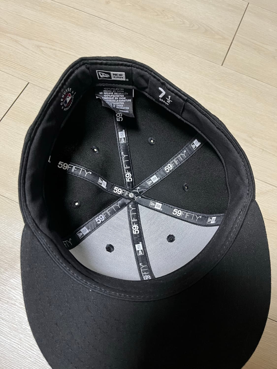 뉴에라 MLB 뉴욕 양키스 베이직 사이즈캡 블랙 상품이미지3