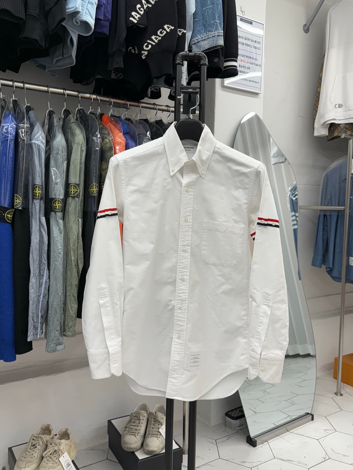 [1] 톰브라운 암밴드 옥스포드 셔츠 상품이미지1