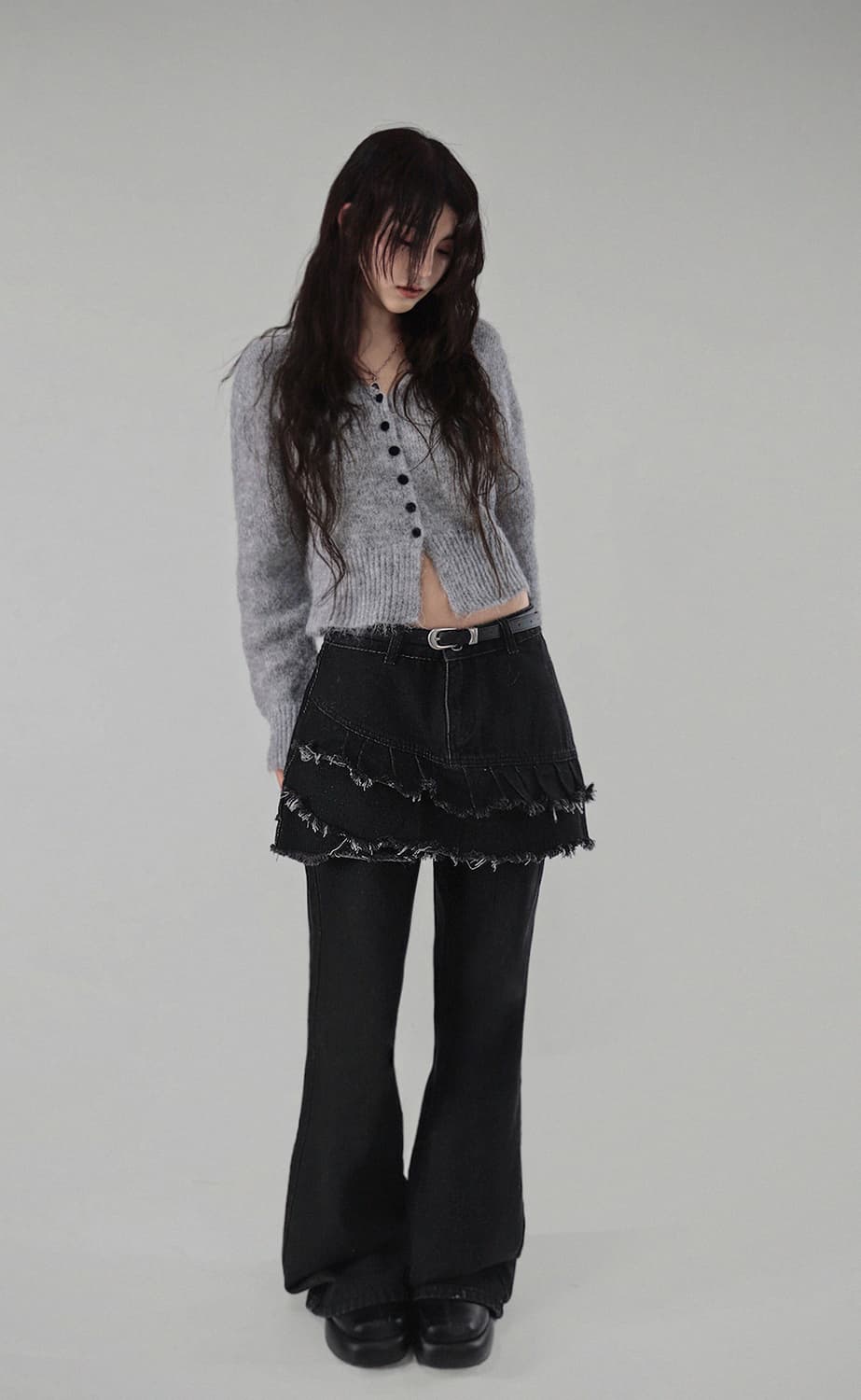 레이어드 부츠컷 팬츠 상품이미지3