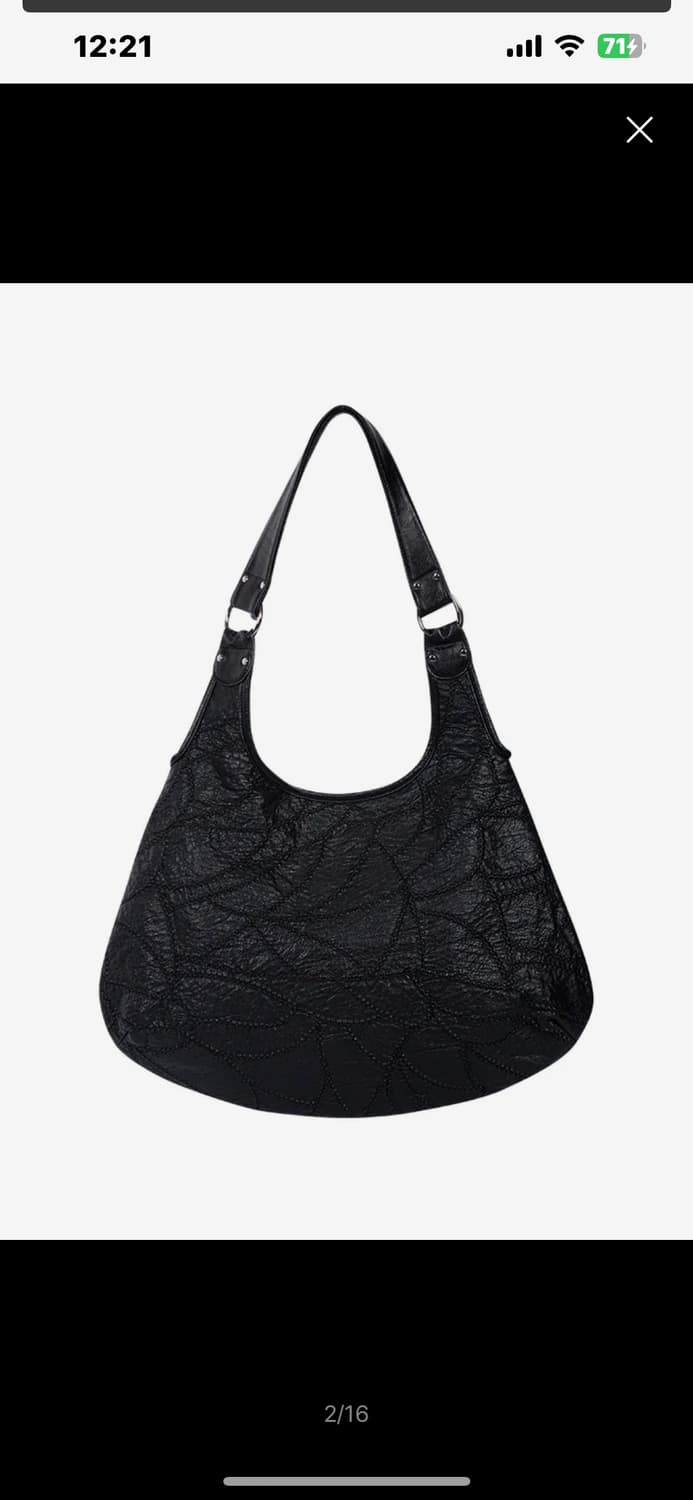 애즈온 BECKY SHOULDER BAG / BLACK 상품이미지2